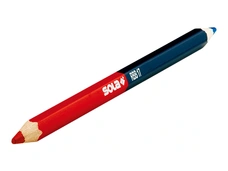 Zimmermannsbleistift 240 mm, rot, eckig-oval, HB, ungespitzt ¦METRIE, 0 Zimmermannsbleistift 240 mm, rot, eckig-oval, HB, ungespitzt ¦METRIE, 0