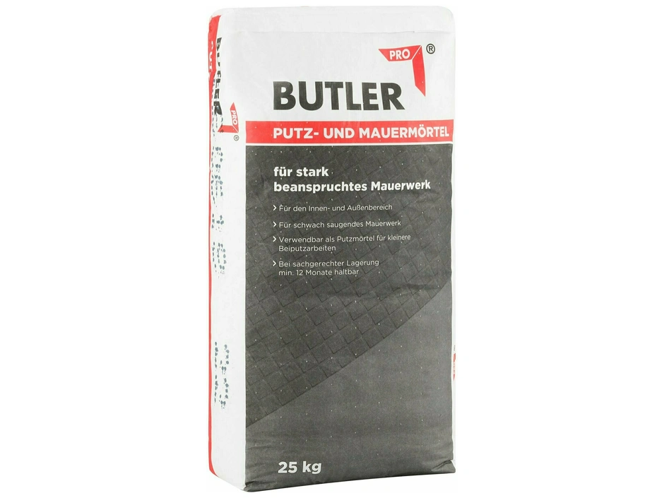 BUTLER PRO Putz- und Mauermörtel 25 kg | bauwelt Online Shop